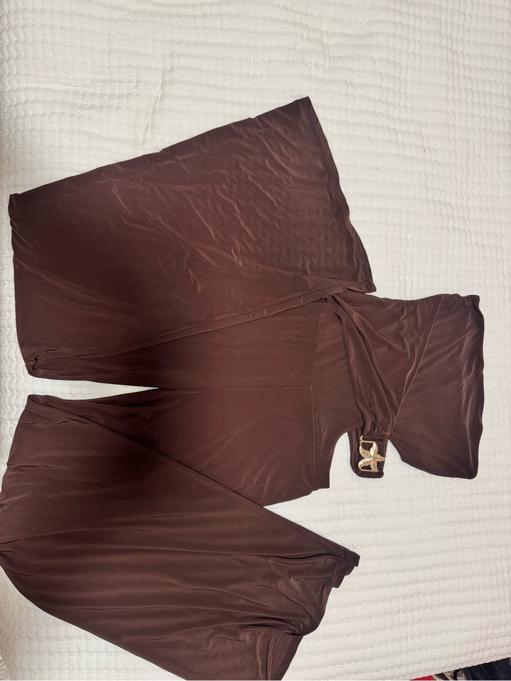 Fashion Nova Chocolate Brown Jumpsuit